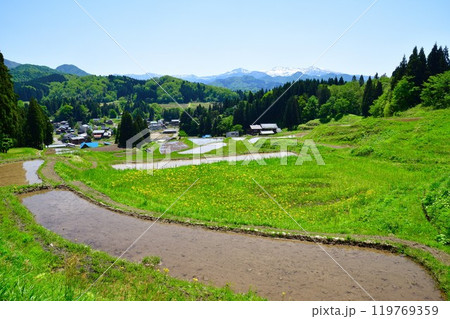 北五百川の棚田(新潟県) 北五百川の棚田(新潟県) 119769359