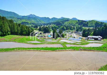 北五百川の棚田(新潟県) 北五百川の棚田(新潟県) 119769362