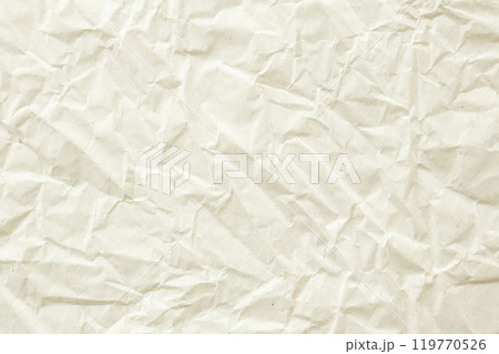 Abstract old white crumpled and creased recycle paper texture background 119770526