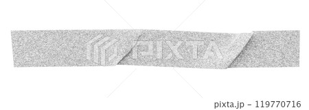 Silver glitter tape strip isolated on white background Silver glitter tape strip isolated on white background 119770716
