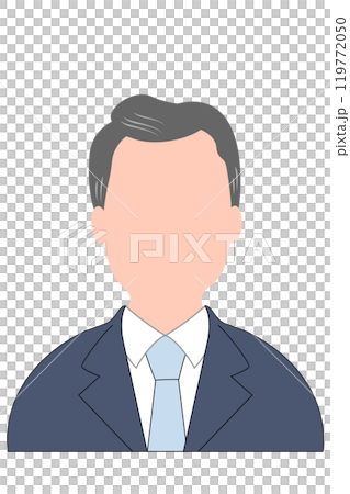 Vector illustration of a man in a suit (no face) Vector illustration of a man in a suit (no face) 119772050