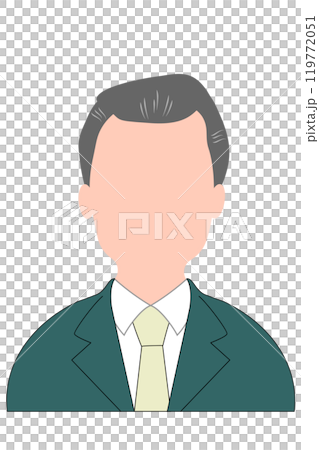 Simple illustration of a businessman Faceless icon Simple illustration of a businessman Faceless icon 119772051