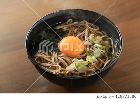 月見そば（湯気あり） 119773386