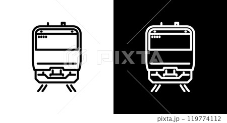山手線のシンプルなアイコン 119774112