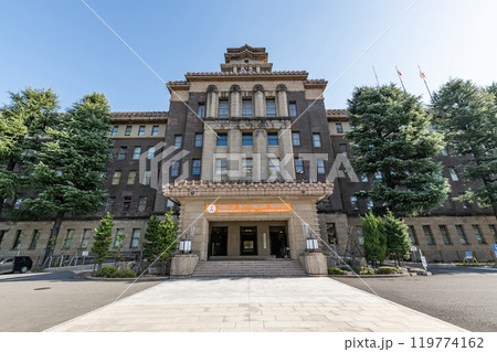 愛知県名古屋市 快晴の名古屋市役所 愛知県名古屋市 快晴の名古屋市役所 119774162