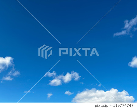 青空と白い雲 青空と白い雲 119774747