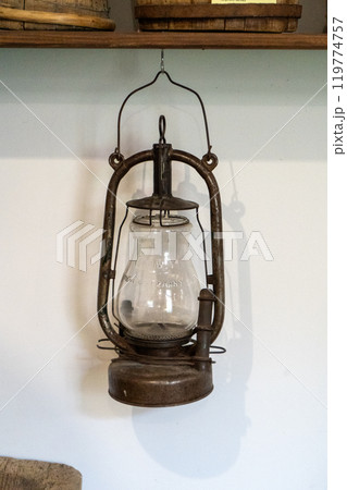 Kerosene lamp Lantern. Kerosene lamp Lantern. 119774757