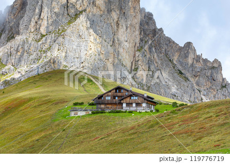 Ra Gusela Peak, Giau Pass, South Tyrol Italy Ra Gusela Peak, Giau Pass, South Tyrol Italy 119776719