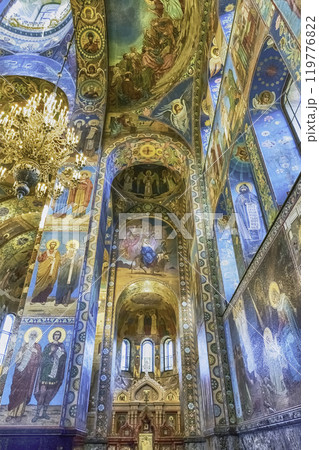 Church of the Savior on Blood, interior, St. Petersburg, Russia Church of the Savior on Blood, interior, St. Petersburg, Russia 119776822