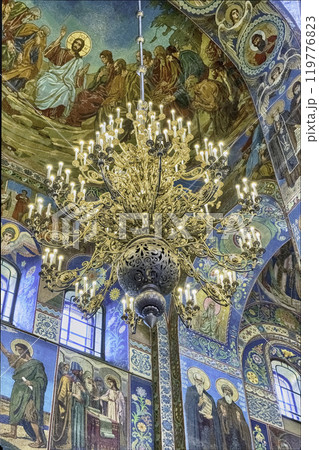 Church of the Savior on Blood, interior, St. Petersburg, Russia 119776823