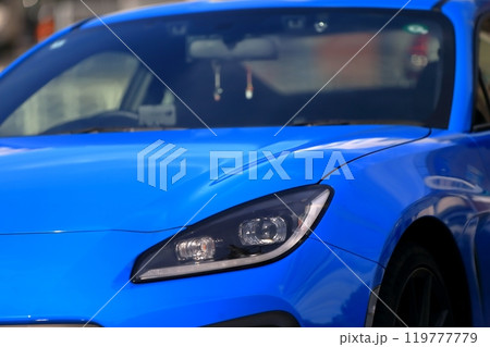 青い国産スポーツカー　イメージ 119777779