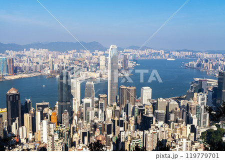 Skyline Hongkong, victoria peak Skyline Hongkong, victoria peak 119779701