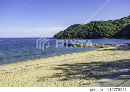 小豆島 白崎海岸の突堤 香川県小豆島町 小豆島 白崎海岸の突堤 香川県小豆島町 119779981