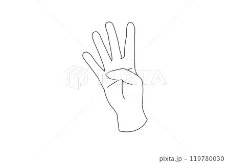 手 カウント 数字 右手 ハンドサイン 手のひら 手 カウント 数字 右手 ハンドサイン 手のひら 119780030