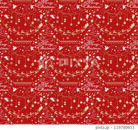 クリスマスの背景パターン1b 119780651