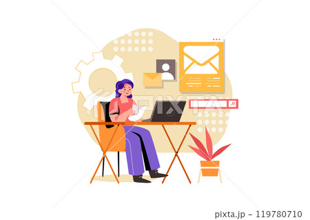 Email Email Marketing Illustration concept. Flat illustration isolated on white backgroundMarketing Illustration concept. Flat illustration isolated on white background Email Email Marketing Illustration concept. Flat illustration isolated on white backgroundMarketing Illustration concept. Flat illustration isolated on white background 119780710