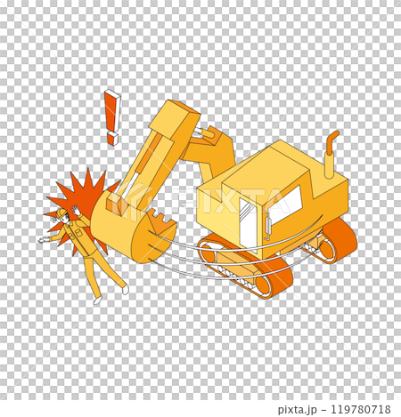 ショベルカー運転時の労災事故 119780718