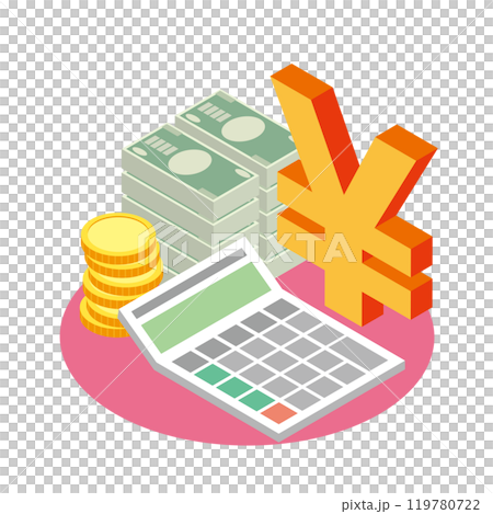 日元標記和金錢 119780722