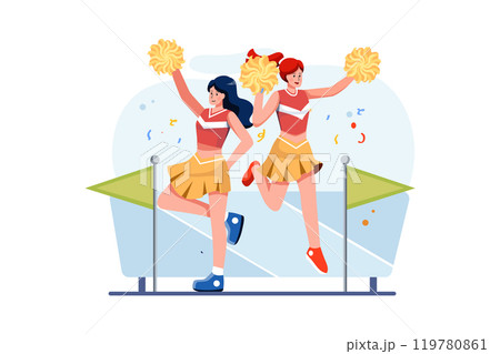 Cheerleader performance 119780861