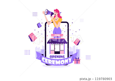 Online Shop Opening Ceremony 119780903