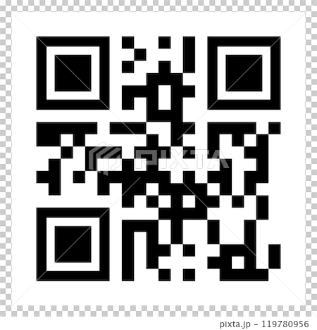 QRコードのイラスト 119780956