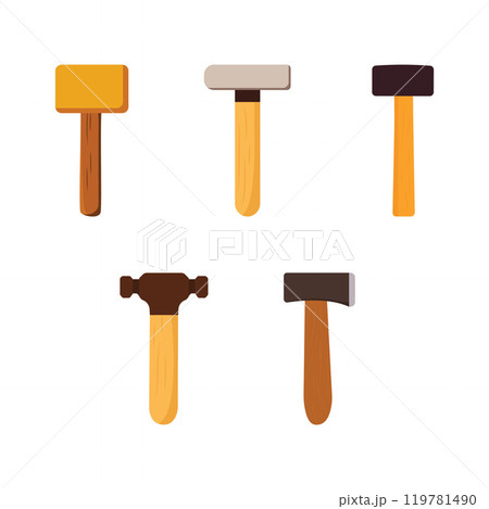 Collection of Hammer Axe Carpenter Equipment Construction Repair Tools 119781490
