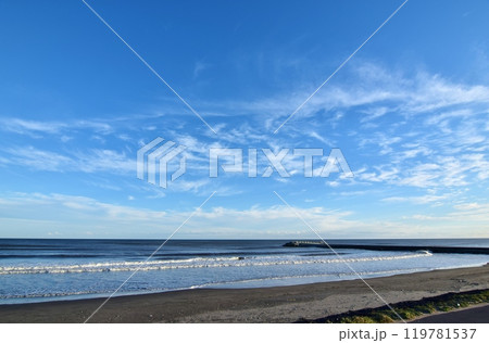 <千葉県>野手浜海岸 <千葉県>野手浜海岸 119781537