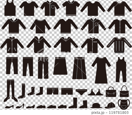 Clothing set monochrome Clothing set monochrome 119781803