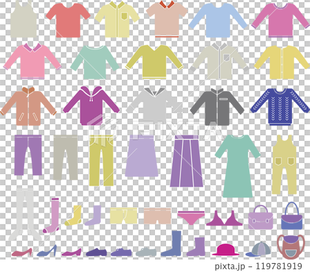 Colorful clothing set 119781919