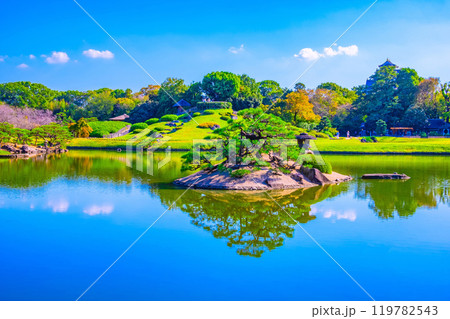 日本三名園 後楽園の景観 119782543