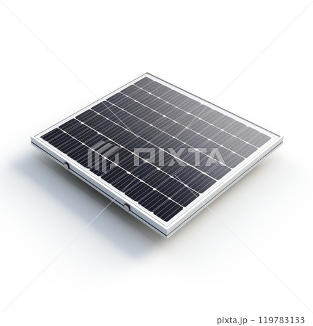 Photovoltaic solar panels isolated from the white background 119783133