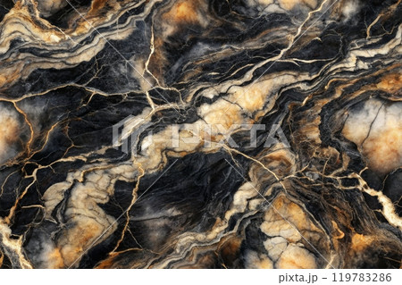 Marble alcohol ink Dusty pastel, neutral and golden marble. Alcohol ink imitation. Abstract waves, lines. 119783286