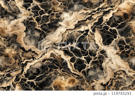Marble alcohol ink Dusty pastel, neutral and golden marble. Alcohol ink imitation. Abstract waves, lines. 119783291
