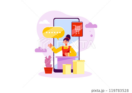 Online Customer Support 119783528