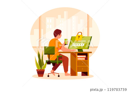 Facial Recognition Security 119783739