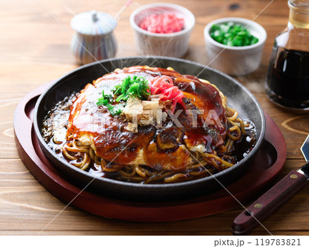 広島風お好み焼き 広島風お好み焼き 119783821