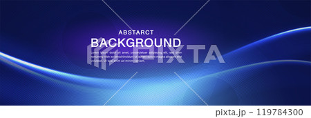 Abstract lines on dark blue background 119784300