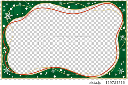 聖誕節可愛背景框素材 119785216