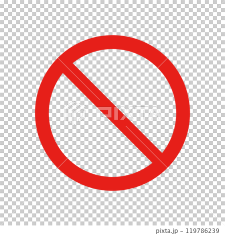 禁止標記 禁止標記 119786239