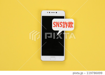SNS 詐欺 イメージ写真 SNS 詐欺 イメージ写真 119786899