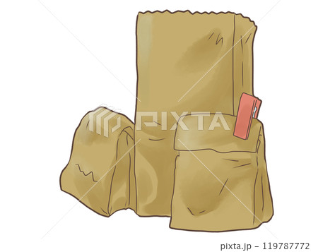紙袋のイラスト 119787772