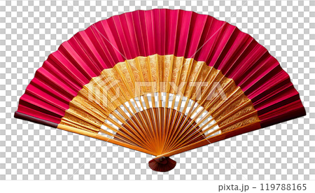 和風の扇子の透過素材 Translucent material of Japanese fan（PN 119788165