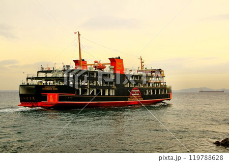 浦賀水道に現れた黒船… 東京湾フェリー『しらはま丸』 浦賀水道に現れた黒船… 東京湾フェリー『しらはま丸』 119788628