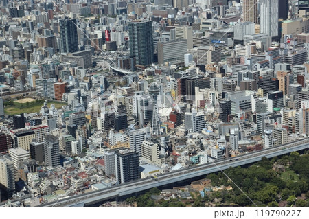 大阪市通天閣のある新世界の街並風景 大阪市通天閣のある新世界の街並風景 119790227