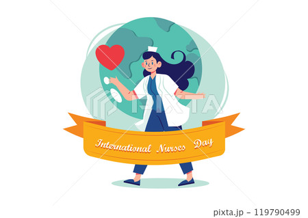 International Nurses Day (12/5) Illustrations International Nurses Day (12/5) Illustrations 119790499