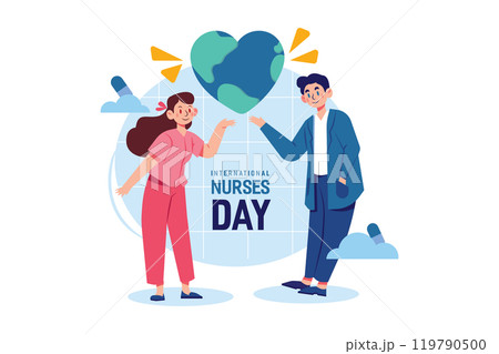 International Nurses Day (12/5) Illustrations International Nurses Day (12/5) Illustrations 119790500