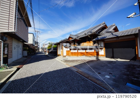 寺内町　富田林町並み風景 119790520