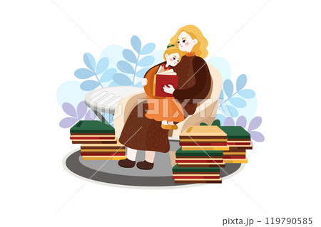 Mothers Day Illustration Pack 119790585