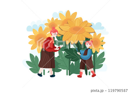 Mothers Day Illustration Pack Mothers Day Illustration Pack 119790587