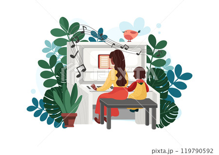 Mothers Day Illustration Pack 119790592